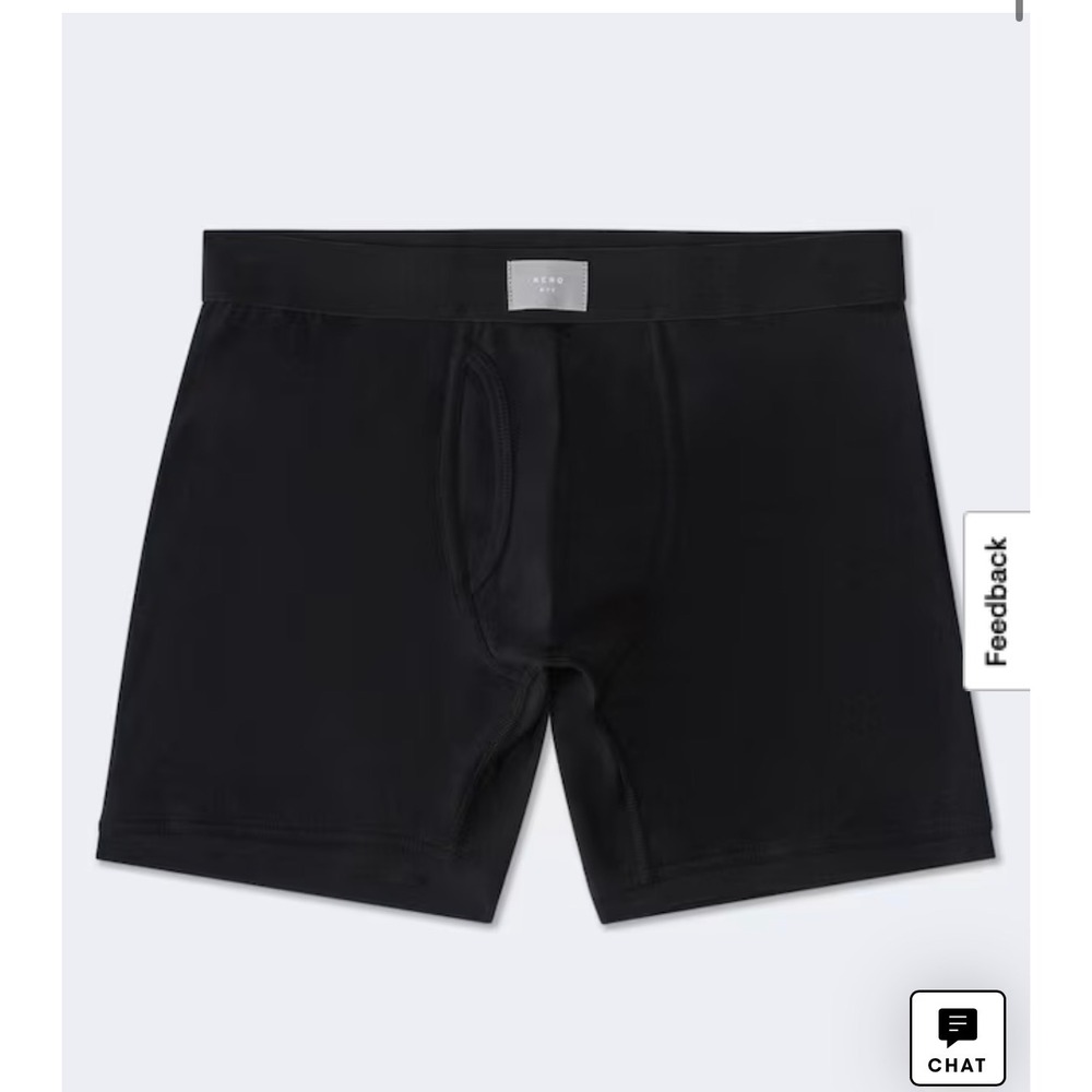 Aeropostale‎ 6" Classic Boxer Brief – Black – Size Large – NWT